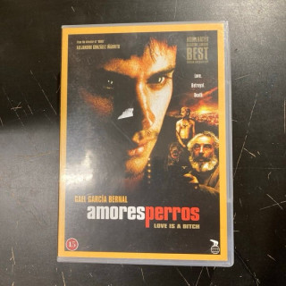 Amores Perros DVD (VG+/VG+) -draama-